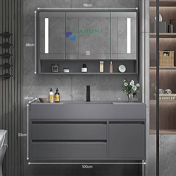 Bộ tủ chậu Haruki PLUS 05 (600-700-800-1000-1200 mm)