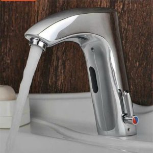 Vòi lavabo cảm ứng tự động Haruki HR RA9802 ( nước nóng lạnh)
