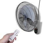 Quạt treo tường remote Nanoco NWF1612RC-G (Xám)