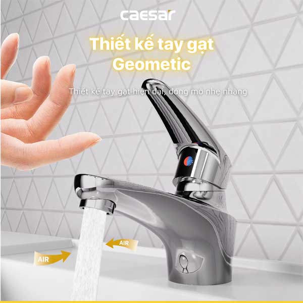 Vòi Rửa Lavabo Nóng Lạnh Caesar B170CU