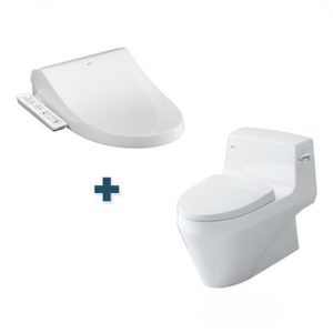 Bồn cầu 1 khối nắp điện tử INAX AC-1135 + CW-H17VN