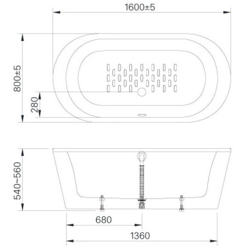 Bồn tắm INAX BF-1656V