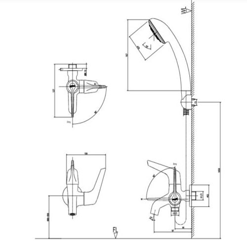 Vòi lavabo INAX  BFV-17-7C lạnh