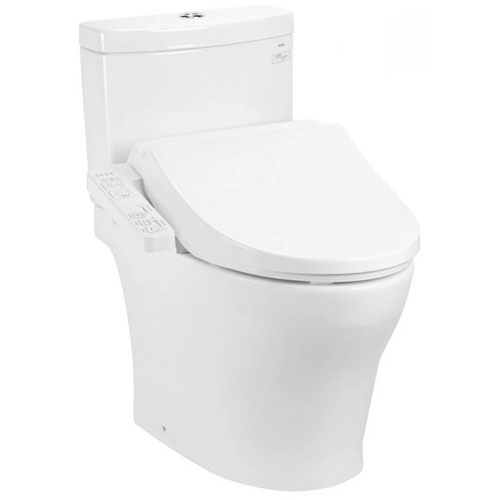 Bồn cầu 2 khối Toto CS769DRW18 nắp điện tử Washlet C2