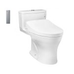Bồn cầu điện tử Toto MS855CDW12 Nắp Washlet S7 TCF4911EZ