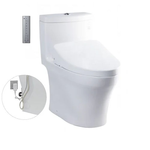 Bồn cầu điện tử Toto MS889DRW11 Nắp Washlet TCF4911Z