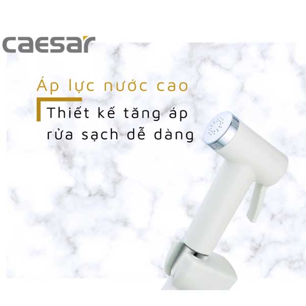 Vòi Xịt Toilet Nhựa Caesar BS306A 5 Vòi Xịt Toilet Nhựa Caesar BS306A