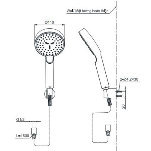 Bát sen TOTO TBW07008A