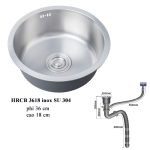 chậu rửa bát Haruki 1 hố inox 304 HRCB 3618