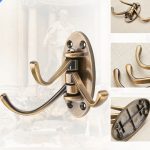 Móc áo 3 chạc màu đồng xoay treo tường Haruki HRMA-420N