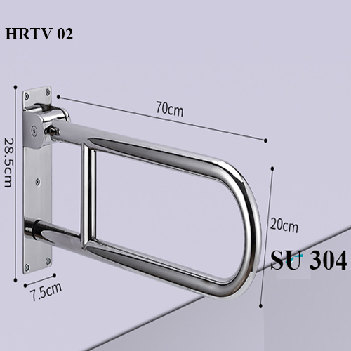 Tay vịn phòng tắm Haruki HRTV 02 ( 70x20x7.5 cm) SU304