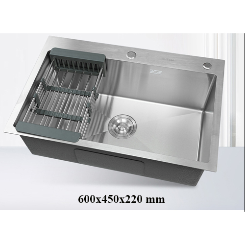 Chậu rửa bát inox 304 Haruki HR 6045 (600 x 450 x 220mm)