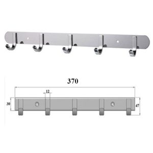 Móc áo inox su 304  Haruki HRMA 985 ( 5 móc)
