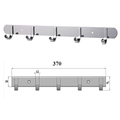 Móc áo inox su 304  Haruki HRMA 985 ( 5 móc)