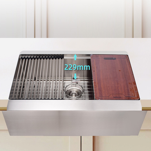 Chậu rửa bát Haruki inox 304 bán âm HRCB 7651 1 hố