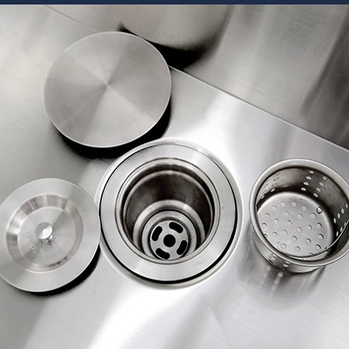 Chậu rửa bát Haruki inox 304 bán âm HRCB 7656 Nano