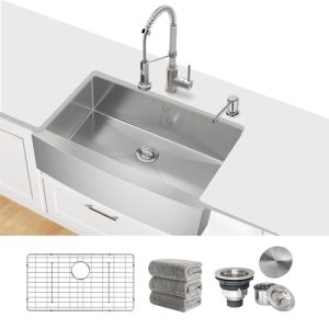 Chậu rửa bát Haruki inox 304 bán âm HRCB 7656 1 hố