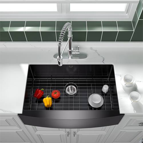 Chậu rửa bát Haruki inox 304 bán âm HRCB 7656 Nano