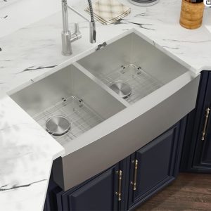 Chậu rửa bát Haruki inox 304 bán âm HRCB 9251 - 2 hố