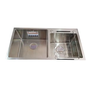 Chậu rửa bát Hàn Quốc Sobisung SB-7846U ( 2 hố lệch)