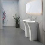 Chậu rửa lavabo chân đứng HANJIN HJ-3150