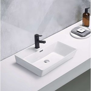 Chậu rửa mặt lavabo bán âm bàn HANJIN HJ-719