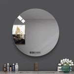 Gương LED tròn hắt sáng sau trắng, vàng, trung tính, có chức năng sấy Hanjin HJG-002