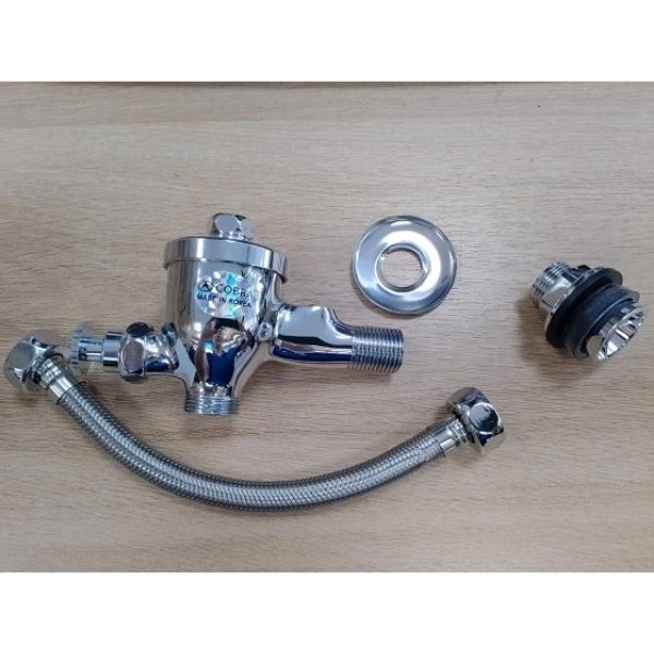 Van xả tiểu nam (nút nhấn) Hàn Quốc Samwon Cobra MU-128