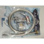 Vòi xịt vệ sinh (cài & dây trơn ghi bạc cao cấp) Samwon Cobra Hàn Quốc MYN-984