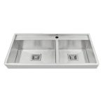 Chậu rửa bát hai hố RUSIT-VADO R8648220S