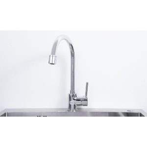 Vòi bếp rửa bát nóng lạnh, ngổng cứng Samwon Cobra IKF - 734