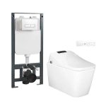 Bồn Cầu  Ecod Treo Tường Nắp Rửa Điện Tử EB288/EBK266/EBN1808