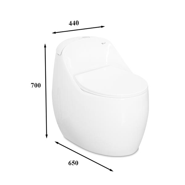 Bồn cầu trứng liền khối EB090G