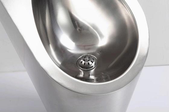 Bồn tiểu nam SWASS đặt sàn INOX 304 STN-8112 ( thoát ngang )