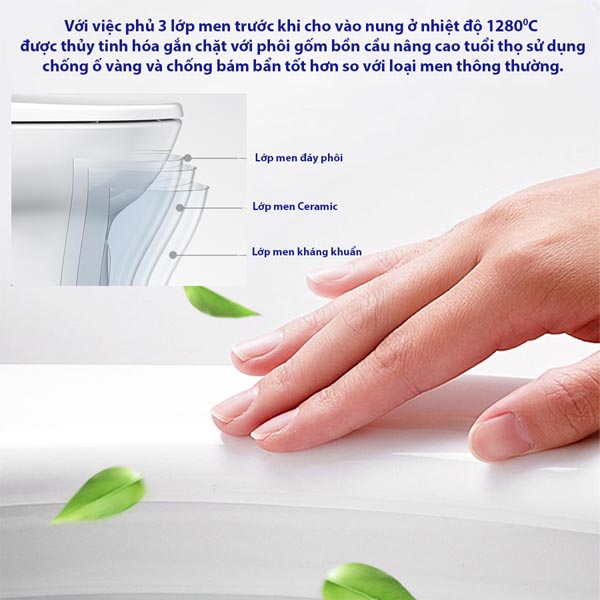 Bồn cầu Ecod liền khối EB117/UF