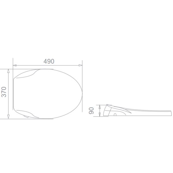 Nắp rửa cơ EBN282R