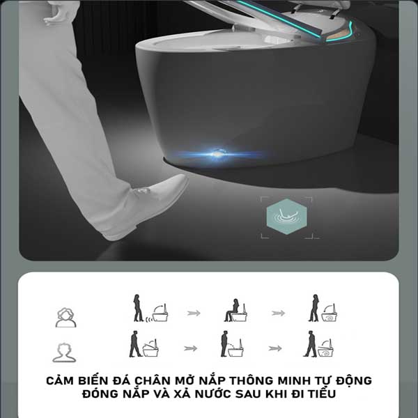 Bồn cầu Ecod điện tử EBS339