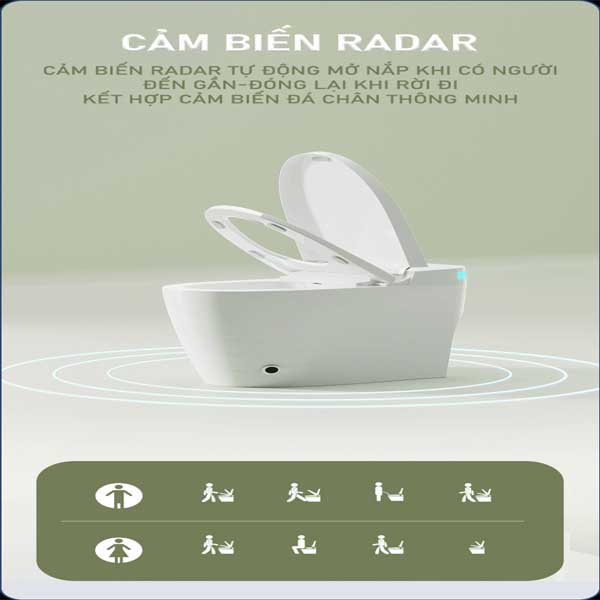 Bồn cầu điện tử EBS669