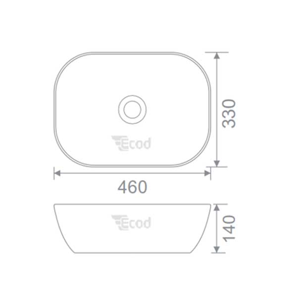 Chậu đặt bàn EC4109