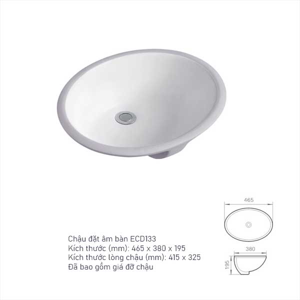 Chậu đặt âm bàn ECD133