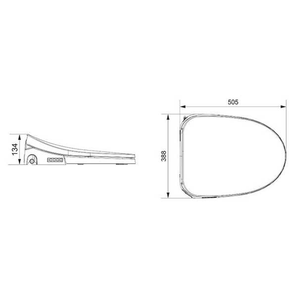 Nắp rửa điện tử EBN282E