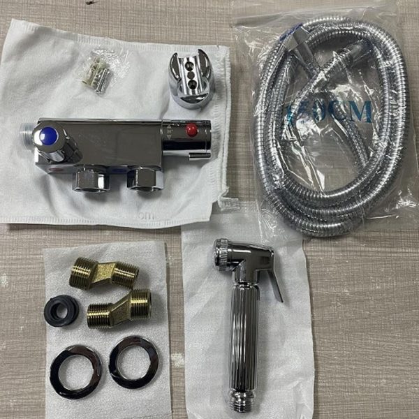  Vòi xịt vệ sinh nóng lạnh Swass VXA-107A Điều chỉnh nhiệt độ