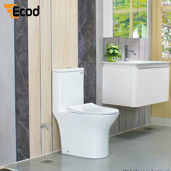 Bồn cầu Ecod liền khối EB036 - điều chỉnh được tâm thoát từ 100-300mm 1