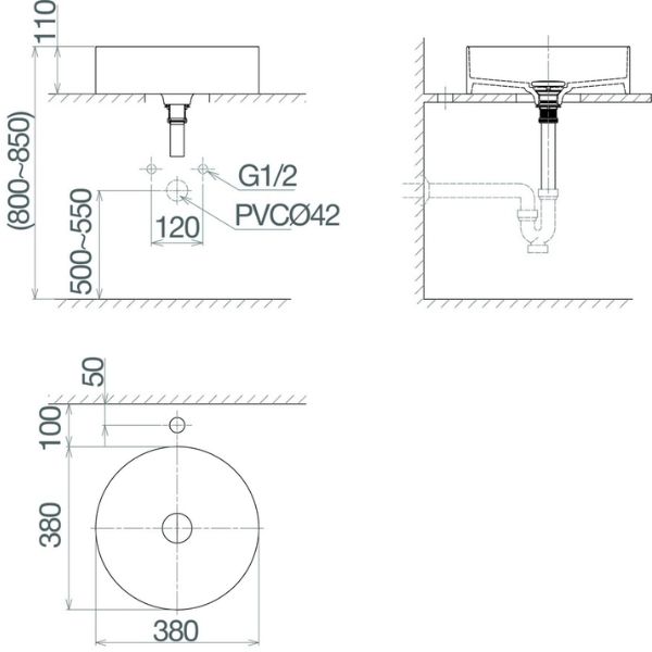Chậu dương bàn CM02