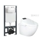 Bồn cầu Ecod treo tường nắp rửa điện tử EB266/EBK266/EBN1807