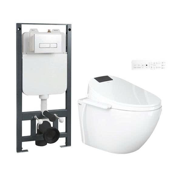 Bồn cầu Ecod treo tường nắp rửa điện tử EB266/EBK266/EBN1807