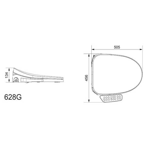 Nắp rửa điện tử EBN270E