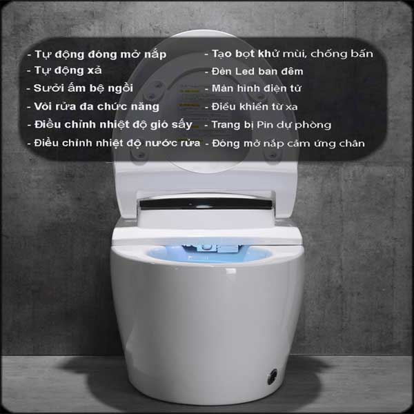 Bàn cầu điện tử EBS589