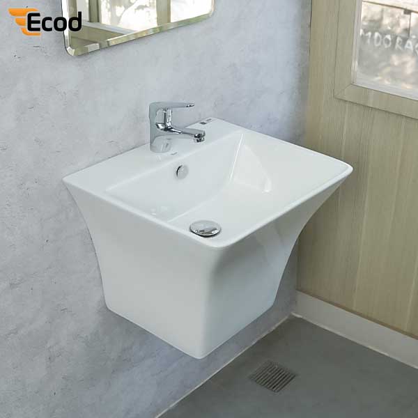 Chậu Ecod treo tường liền khối EC6002