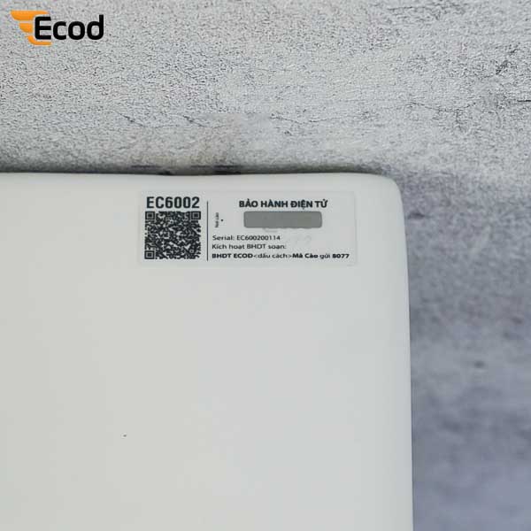 Chậu Ecod treo tường liền khối EC6002